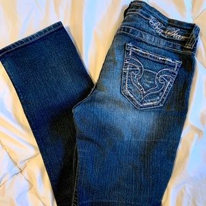 Big Star Jeans Straight Decorated Pocket